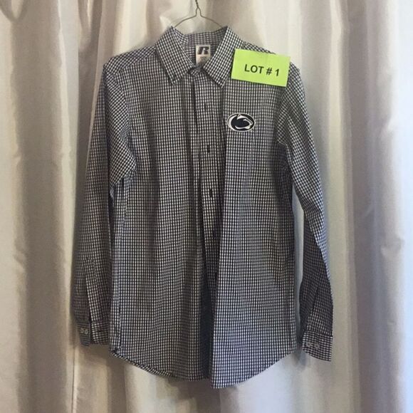 NWOT PENN STATE button down shirt with emblem on front - Picture 2 of 9